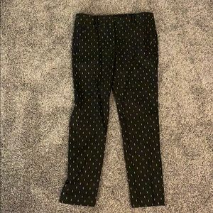 Loft black pants -skinny-ankle length-4